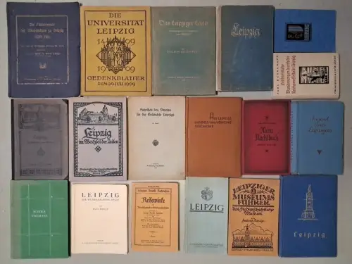 18 Bücher Leipzig im Wechsel der Zeiten, in Geschichten und Bildern, Thomana