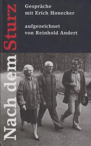 Buch: Nach dem Sturz, Andert, Reinhold. 2001, Verlag Faber & Faber
