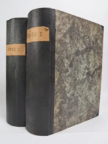 Buch: Die neue Rundschau 1932 Band 1+2, XLII. Jahrgang der freien Bühne, Fischer