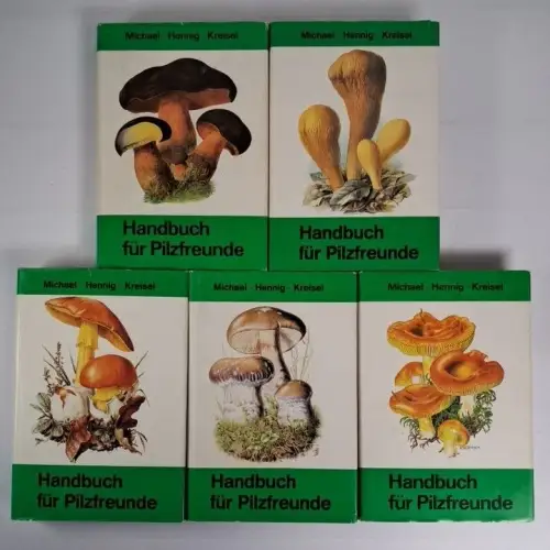 Buch: Handbuch für Pilzfreunde 1-5, Michael, Kreisel, Hennig, 5 Bände, G Fischer