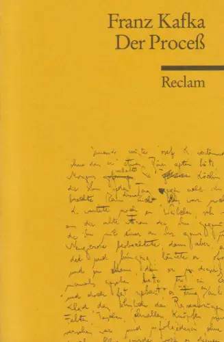Buch: Der Proceß. Kafka, Franz, 2007, Reclams Universal-Bibliothek, Der Prozess