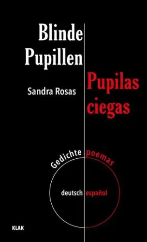 Buch: Blinde Pupillen / Pupilas ciegas, Rosas, Sandra, KLAK, Gedichte / poemas