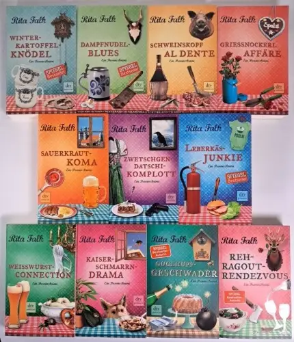 Buch: Die Franz-Eberhofer-Serie 1-11 (Provinzkrimis), Rita Falk, dtv, 11 Bände