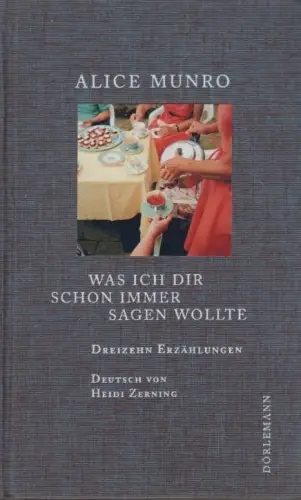 Buch: Was ich dir schon immer sagen wollte, Munro, Alice. 2012, Dörlemann Verlag