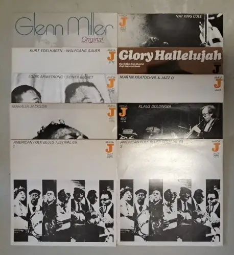 10 verschiedene AMIGA Jazz Schallplatten 12" LP, Nat King Cole, Mahalia Jackson