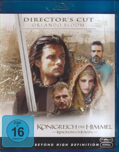Blu-ray: Königreich der Himmel, 2005. Directors Cut, Ridley Scott, Orlando Bloom