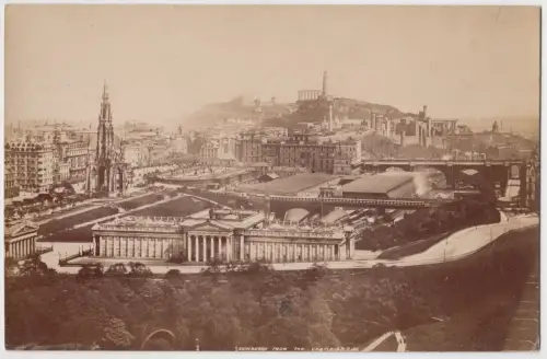 Fotografie Atelier James Valentine - Edinburgh from the Castle (Nr. 425), 1875