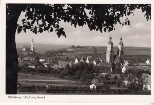 AK Wemding (Blick von Süden), Agfa, Postkarte, ungelaufen, gebraucht, gut