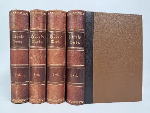 Buch: Friedrich Hebbels sämtliche Werke, 12 Teile in 4 Bänden, Hesse & Be 363827