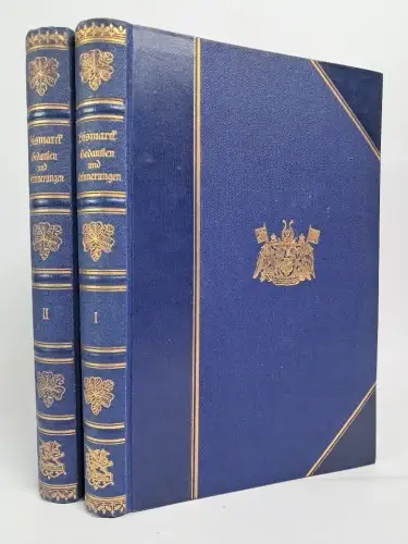 Buch: Gedanken und Erinnerungen, 2 Bände, Otto Fürst von Bismarck, 1898, Cotta