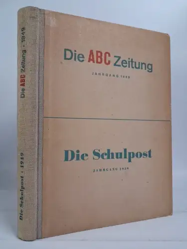 Buch: ABC Zeitung Heft 1-10, Die Schulpost Heft 1-12, Jahrgang 1949, vollständig
