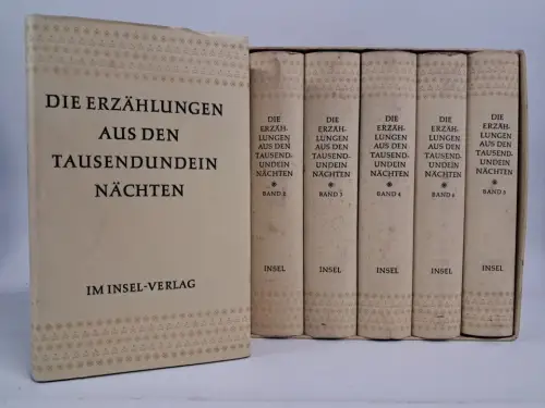 Buch: Die Erzählungen aus den Tausendundein Nächten, 6 Bände, Insel Verlag