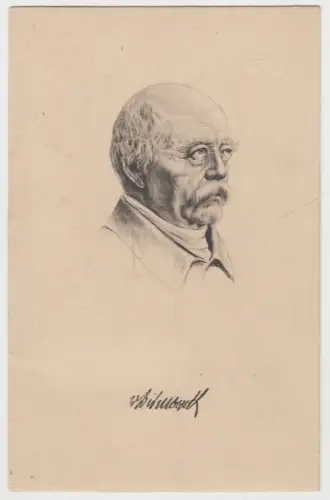 AK Bismarck, Stengel & Co., Dresden, Serie 72 Nr. 49024, ungelaufen