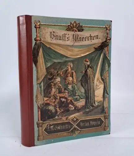 Buch: Hauff's Märchen, Albert Ludwig Grimm, ca. 1870, Verlag J. M. Gebhardt