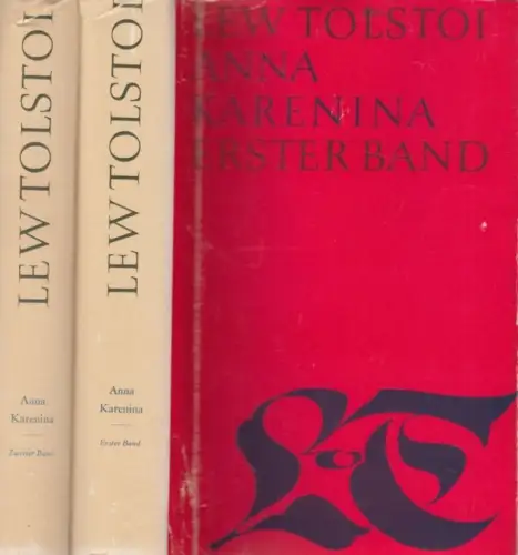 Buch: Anna Karenina, Tolstoi, Lew. 2 Bände, Gesammelte Werke in zwanzig Bänden