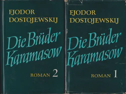 Buch: Die Brüder Karamasow, Dostojewskij, F.M. 2 Bände, 1962, Aufbau-Verlag