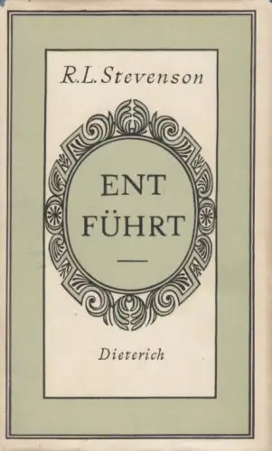Sammlung Dieterich 336, Entführt oder Die Abenteuer David Balfours, Stevenson