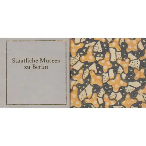 Buch: Staatliche Museen zu Berlin, Ebert, Hans. 1987, Offizin Andersen Nexö