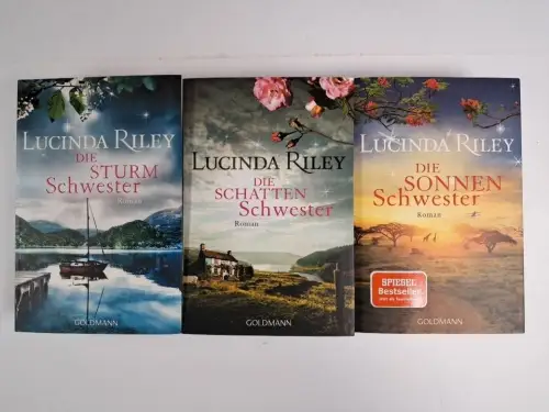 3 Bücher der Sieben-Schwestern-Serie von Lucinda Riley, Sturm, Schatten, Sonne