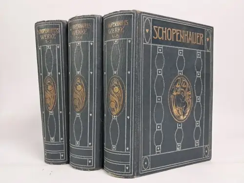 Buch: Arthur Schopenhauer - Sämmtliche Werke, 6 in 3 Bänden, A. Weichert Verlag