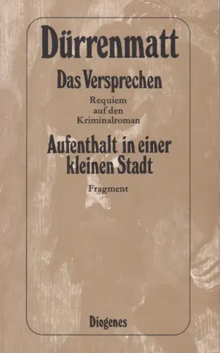 Buch: Das Versprechen, Dürrenmatt, Friedrich. Diogenes, 1986, gebraucht, gut