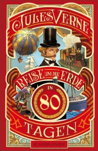 Buch: Reise um die Erde in 80 Tagen, Verne, Jules, 2016, Fischer Sauerländer