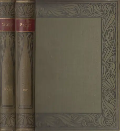 Buch: Homer - Ilias & Odyssee, 2 Bände, Bibliographisches Institut