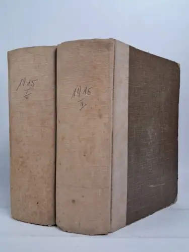 Buch: Die neue Rundschau 1915 Band 1+2, XXVI. Jahrgang der freien Bühne, Fischer