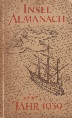Buch: Insel Almanach auf das Jahr 1939. 1938, Insel-Verlag, gebraucht, gut