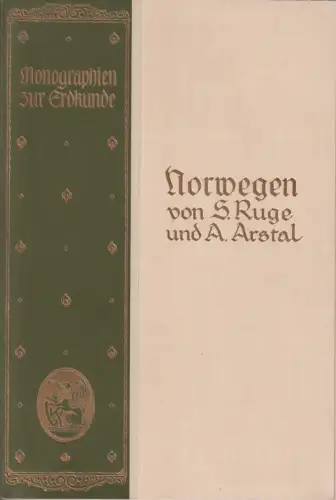 Buch: Norwegen, Ruge, Sophus / Nielsen, Yngvar. 1905, Verlag Velhagen & Klasing