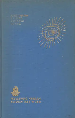 Buch: Schräge Sonne, Gedichte, Ferdinand Trinks, 1966, Weilburg Verlag