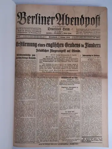 Berliner Abendpost Nr. 1-77 / 1916, 30. Jahrgang, Januar - März, 77 Hefte