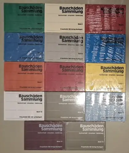 14 Bände Bauschäden Sammlung (Nr. 1-14), Günter Zimmermann, Fraunhofer IRB