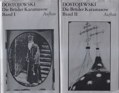 Buch: Die Brüder Karamasow, Dostojewski, Fjodor. 2 Bände, 1981, Aufbau Verlag