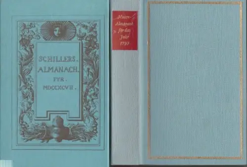Buch: Musen-Almanach für das Jahr 1797, Schiller, Friedrich. 2 Bände, 1980