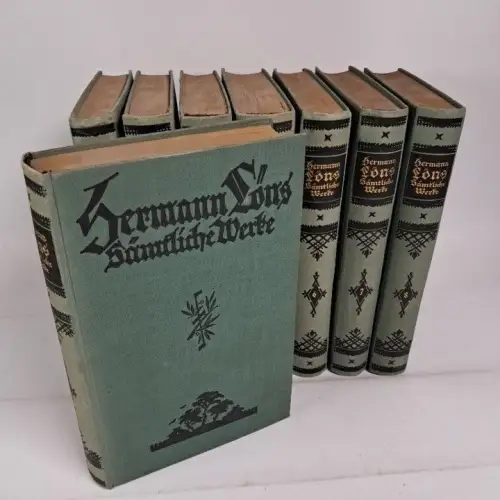 Buch: Hermann Löns - Sämtliche Werke in acht Bänden, Hesse & Becker, 8 Bände