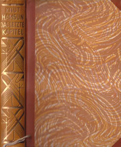 Buch: Das letzte Kapitel, Roman, Hamsun, Knut. 1924, Wegweiser-Verlag