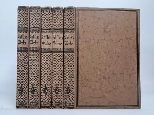 Buch: Friedrich von Schiller - Gesammelte Werke 1-5, Tillgners Klassiker, 1923