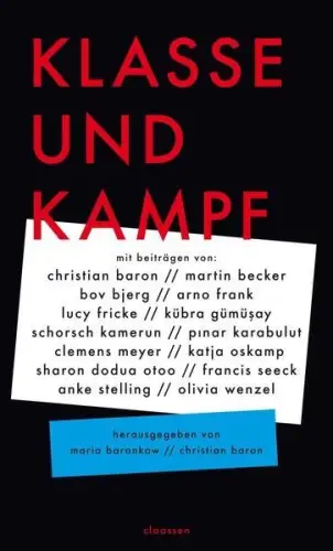 Buch: Klasse und Kampf, Barankow, Maria, 2021, Claassen, gebraucht, sehr gut