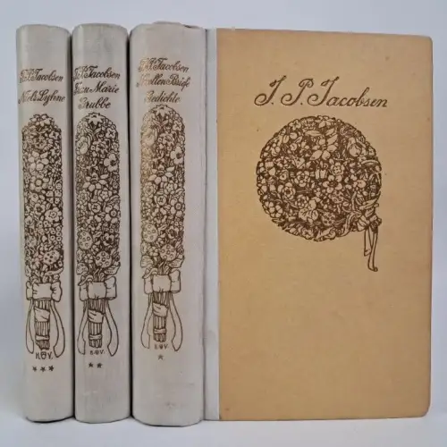 Buch: J. P. Jacobsen - Gesammelte Werken 1-3, 1921, Eugen Diederichs Verlag