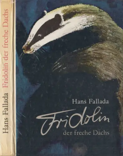 Buch: Fridolin der freche Dachs, Hans Fallada, 1976, Der Kinderbuchverlag