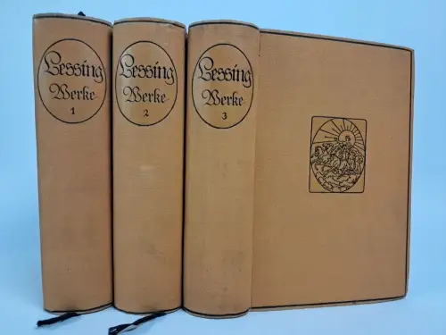 Buch: Gotthold Ephraim Lessing - Werke in sechs Bänden, Reclam, 6 Bände in 3