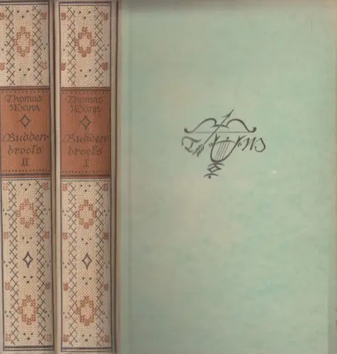 Buch: Buddenbrooks, 2 Bände, Thomas Mann, 1922, S. Fischer, gebraucht, gut
