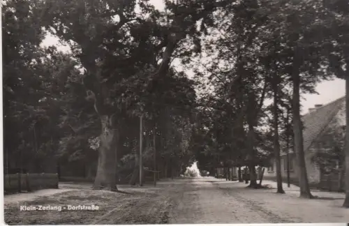 AK Klein-Zerlang - Dorfstraße, 1961, Hans C. Schmiedicke, Fotokarte, ungelaufen