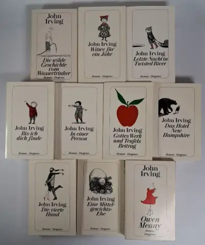 10 Bücher John Irving: Wassertrinker, Witwe, Twisted River, Gottes Werk, Owen...