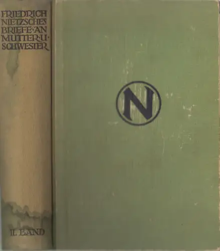 Buch: Friedrich Nietzsches Briefe an Mutter und Schwester, Insel Verlag