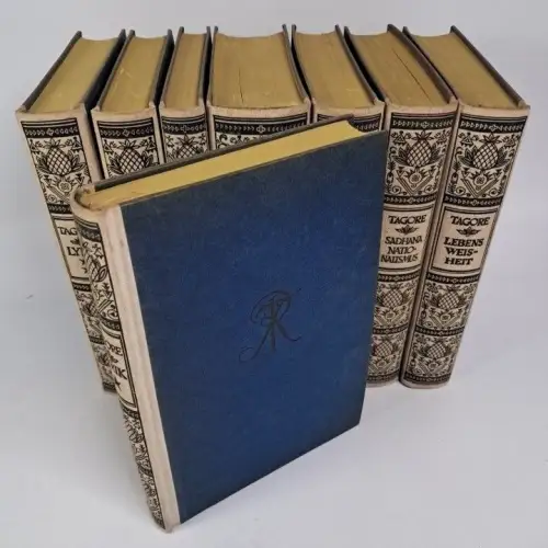 Buch: Rabindranath Tagore - Gesammelte Werke 1-8, Kurt Wolff Verlag, 8 Bände