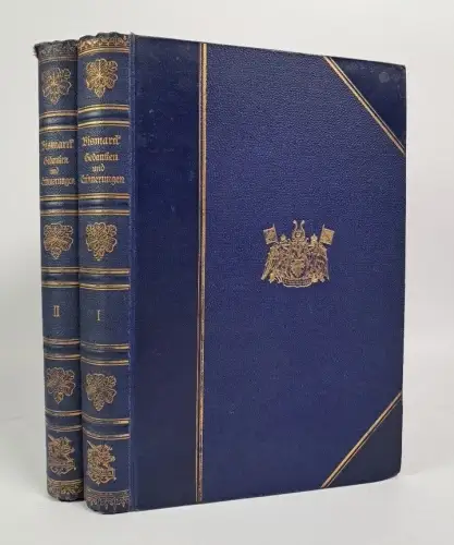 Buch: Gedanken und Erinnerungen, Otto Fürst von Bismarck, 1898, Cotta, 2 Bände