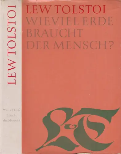 Buch: Wieviel Erde braucht der Mensch?, Lew Tolstoi, 1966, Rütten & Loening