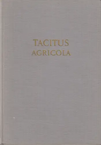 Buch: Das Leben des Iulius Agricola, Tacitus, 1961, Akademie, gebraucht, gut